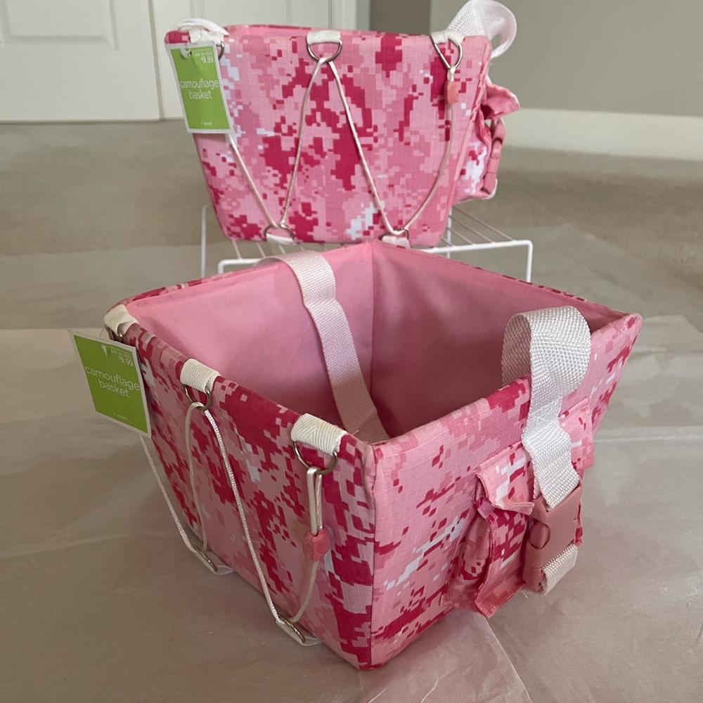 NWT Camouflage Storage Baskets